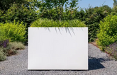 Orlanda jardinière rectangulaire en aluminium